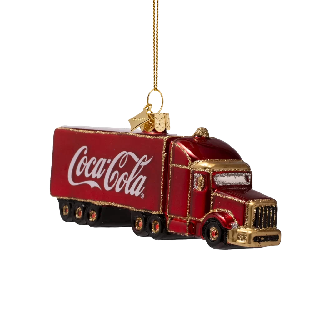 Kalėdinis žaisliukas Coca Cola Truck 